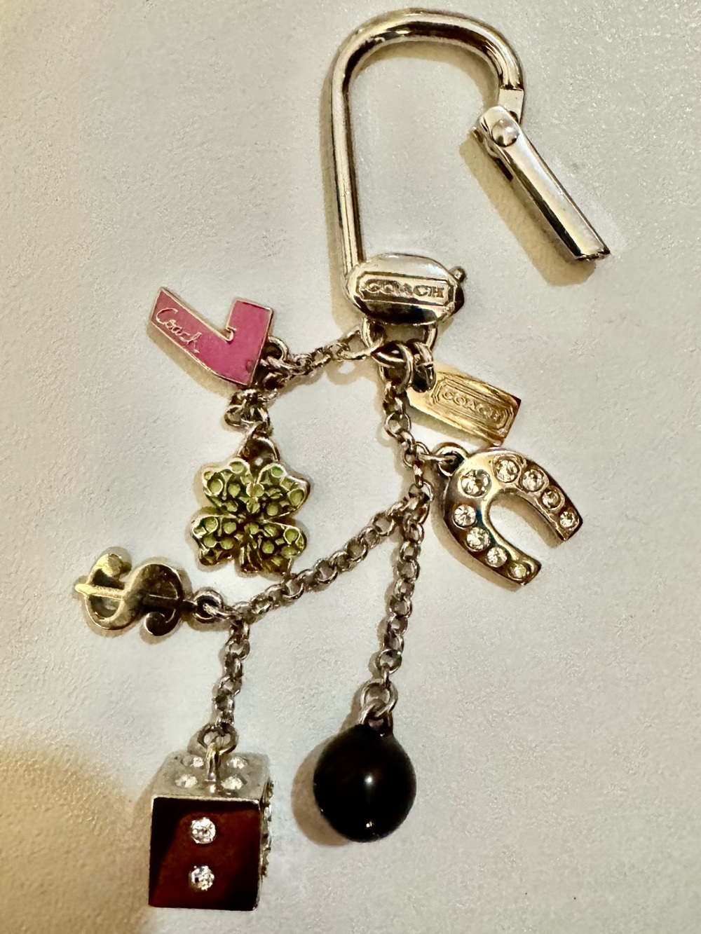 Coach Vintage Lucky Charm Keyring Bag Charm